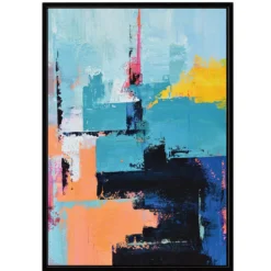 Abstract art quadro stampa su tela cm h85 l60 p3