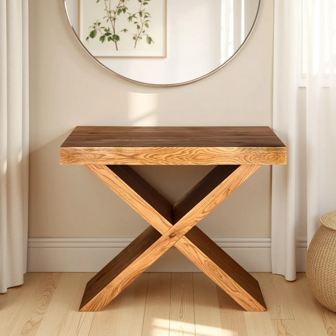 Adelaide tavolo consolle allungabile wood rovere mdf melaminico h75 p45/95/145/195 l90 2-8 posti