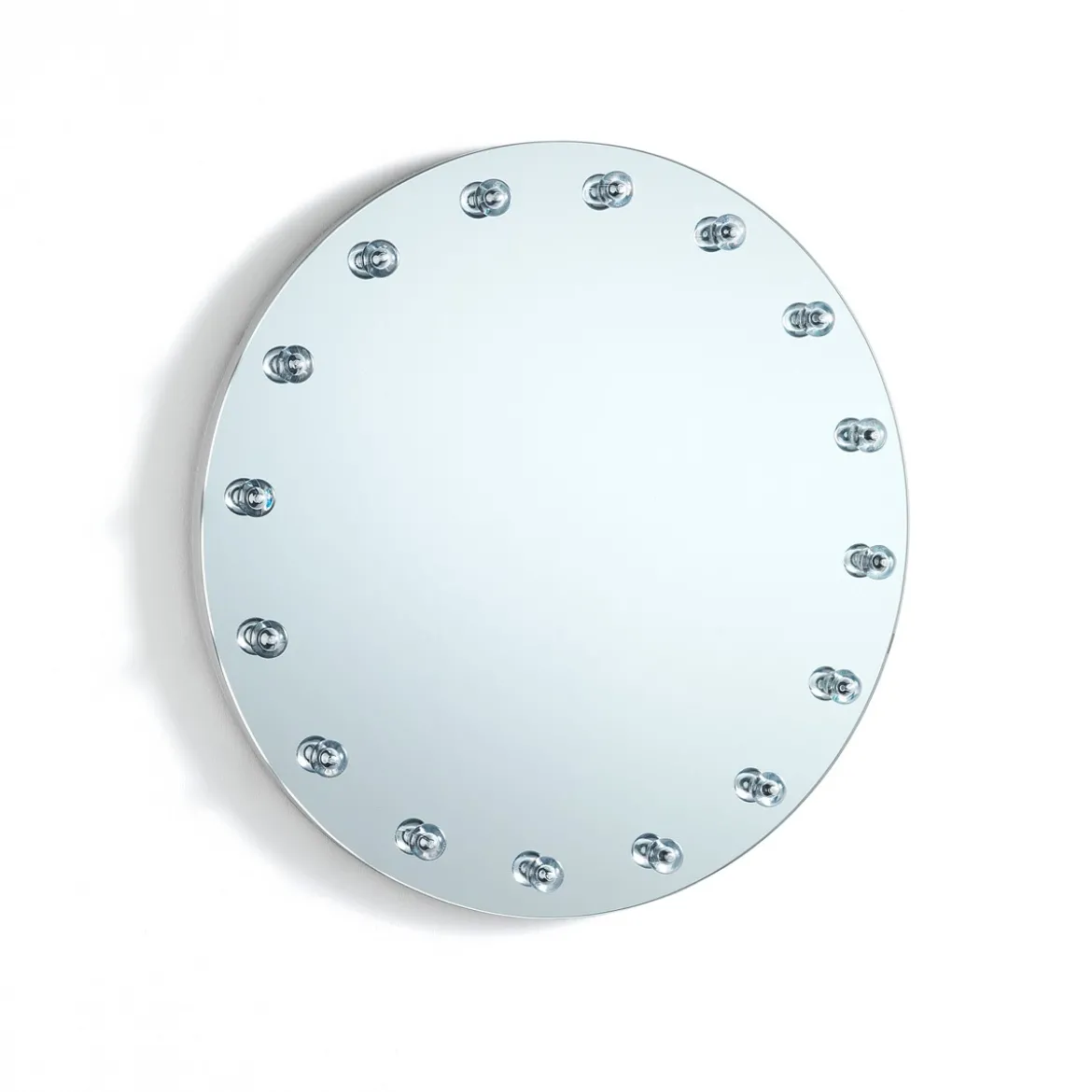 Afrodite specchiera da parete luci led integrate d50x4.5 cm