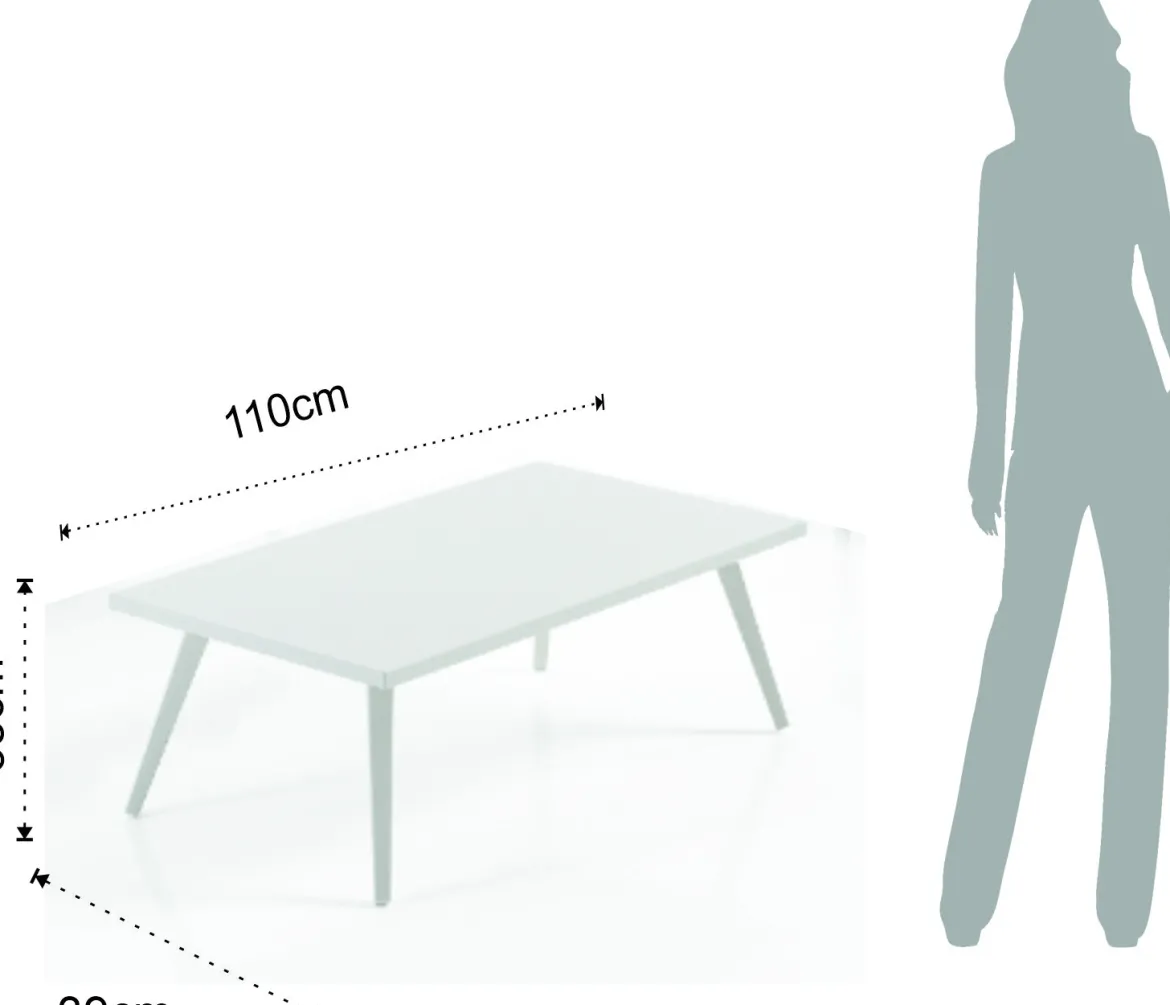 Afteli salotto interno e esterno in alluminio bianco opaco con cuscini tessuto sintetico grigio chiaro