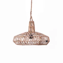 Aladin lampadario in rattan colore naturale d45xh40 cm