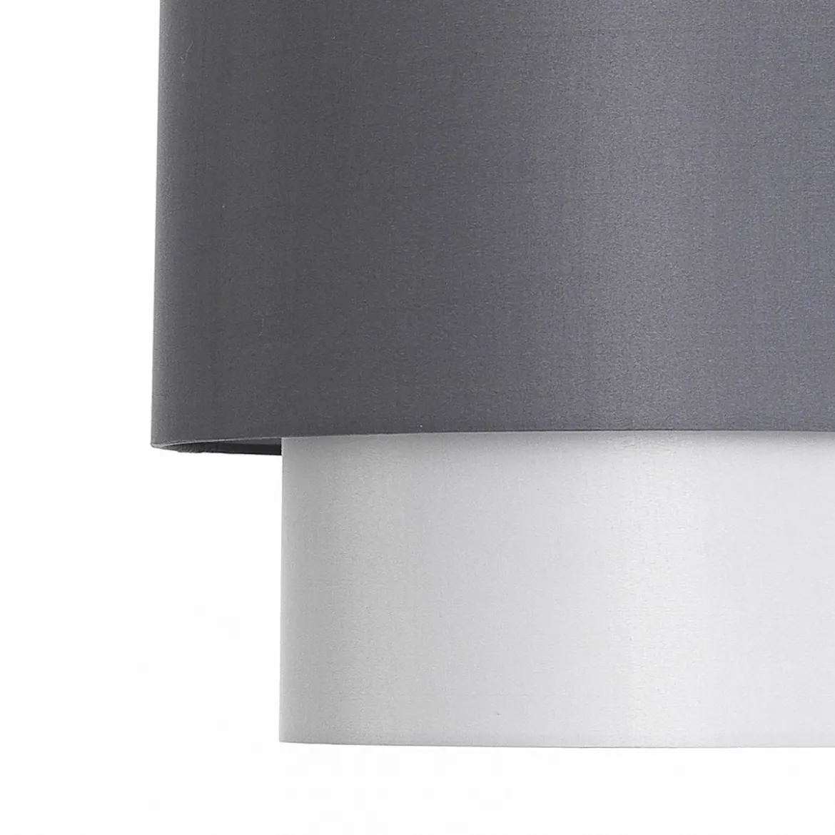 Alaska lampadario in tessuto grigio d40xh30 cm