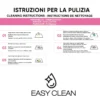 Alice Brown Sedia Imbottita tessuto marrone chiaro easy clean struttura metallo nero opaco h85 l50 p57 seduta h45