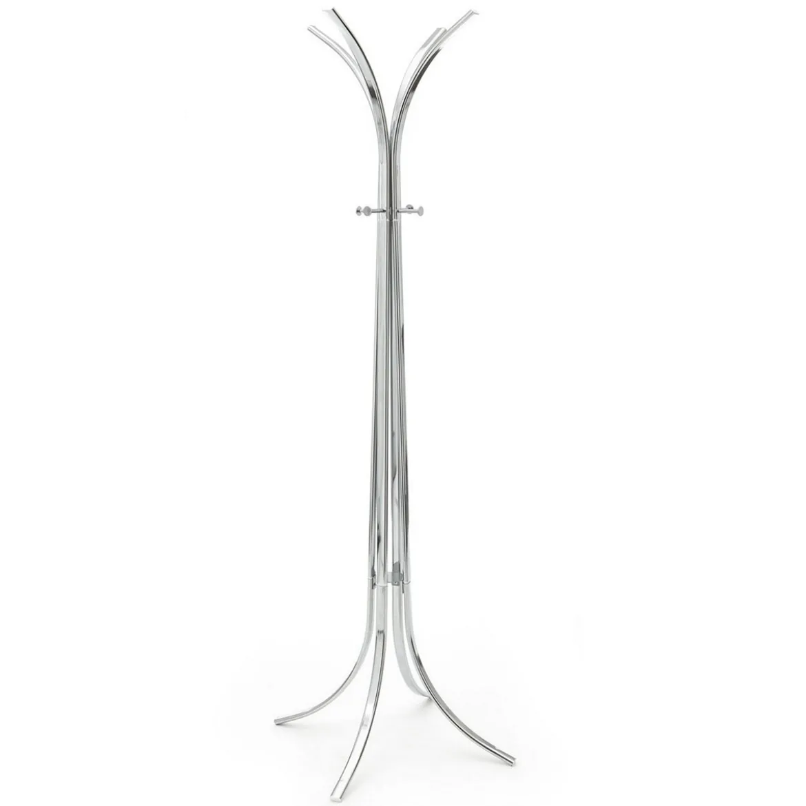 Amerigo appendiabiti in metallo cromato 62x62xh183 cm