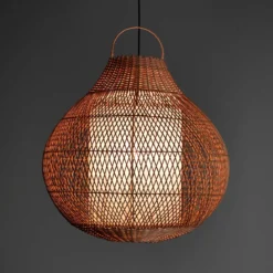 Aritha natural lampadario da interno/esterno in lidi colore naturale d60xh60 cm