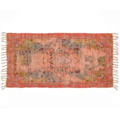 Artist tappeto bagno / scendiletto in cotone 100% con nappe 110x60 cm
