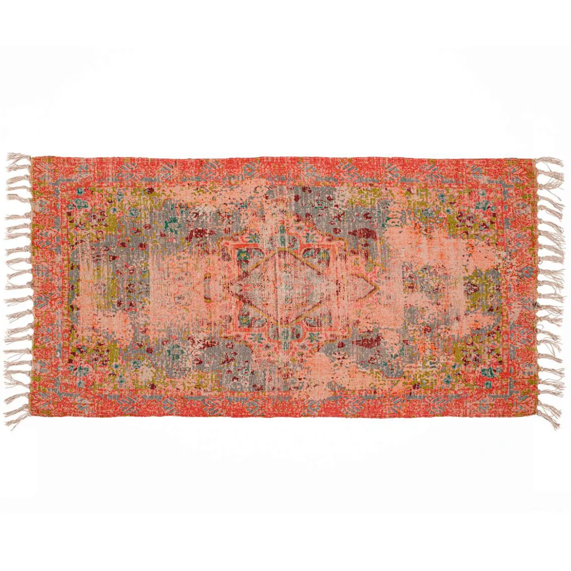 Artist tappeto bagno / scendiletto in cotone 100% con nappe 110x60 cm