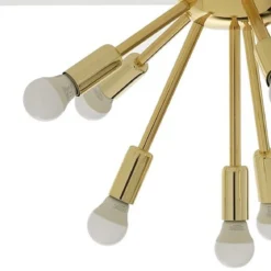 Astra lampadario / applique in metallo oro lucido d38 h29