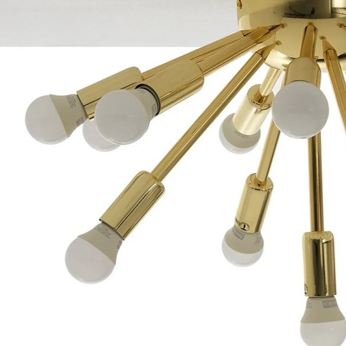 Astra lampadario / applique in metallo oro lucido d43 h29 cm