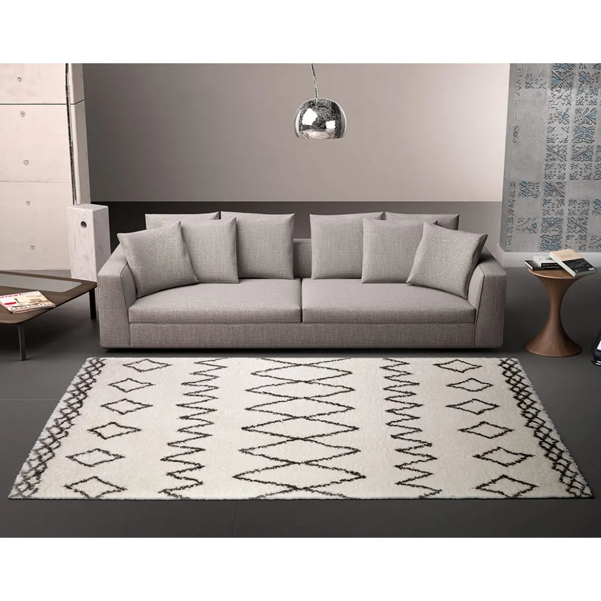 Berber 02 tappeto cm 133 x 190 pet friendly riduce gli allergeni