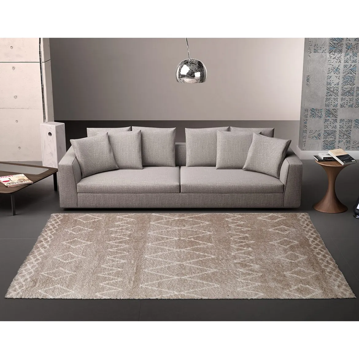 Berber 12 tappeto cm 160 x 230 pet friendly riduce gli allergeni