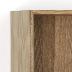 Billa mensola contenitore 1 vano impiallacciata rovere l20 p15 h20 cm