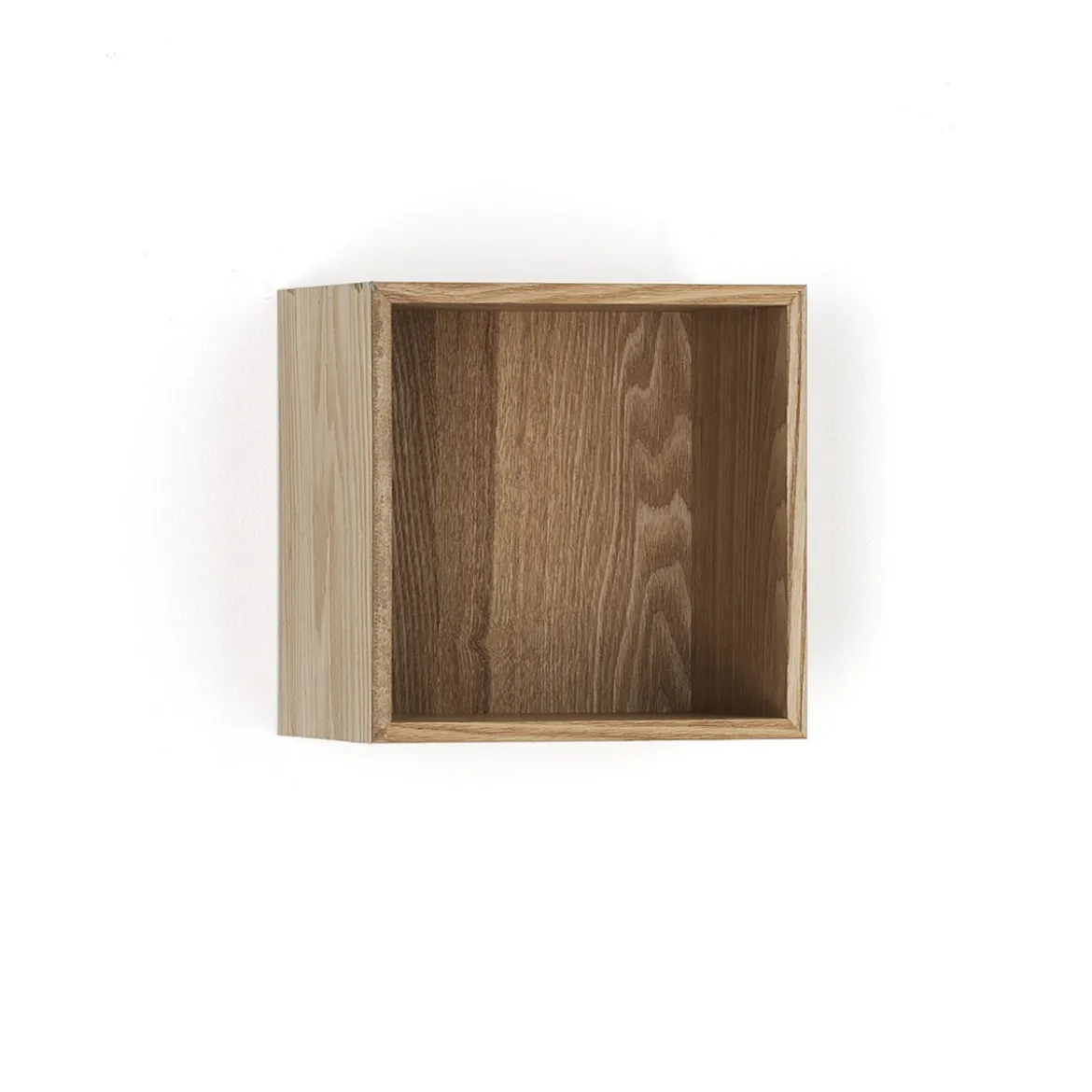 Billa mensola contenitore 1 vano impiallacciata rovere l20 p15 h20 cm