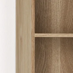 Billa mensola contenitore 3 vani impiallacciata rovere l90 p15 h20 cm