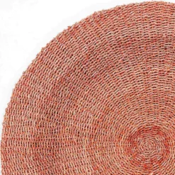 Brahmi tappeto rotondo in seagrass colore naturale per interno/esterno d150 cm