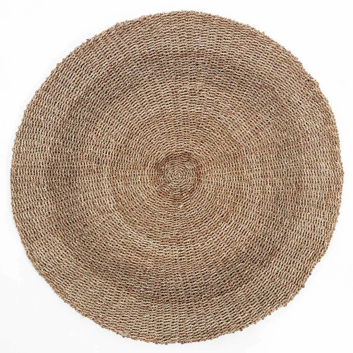 Brahmi tappeto rotondo in seagrass colore naturale per interno/esterno d150 cm