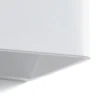 City applique in alluminio bianco opaco 10x10 h10 cm