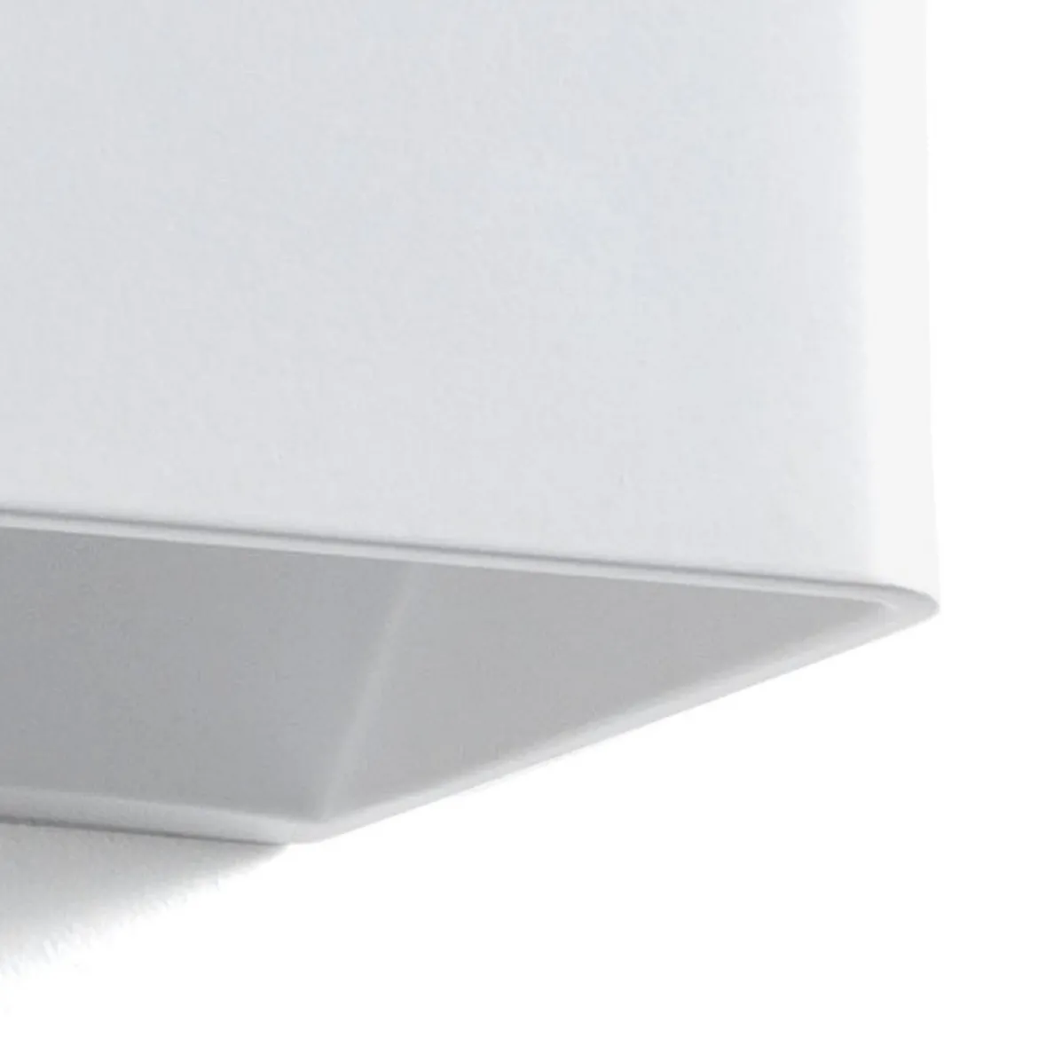 City applique in alluminio bianco opaco 10x10 h10 cm