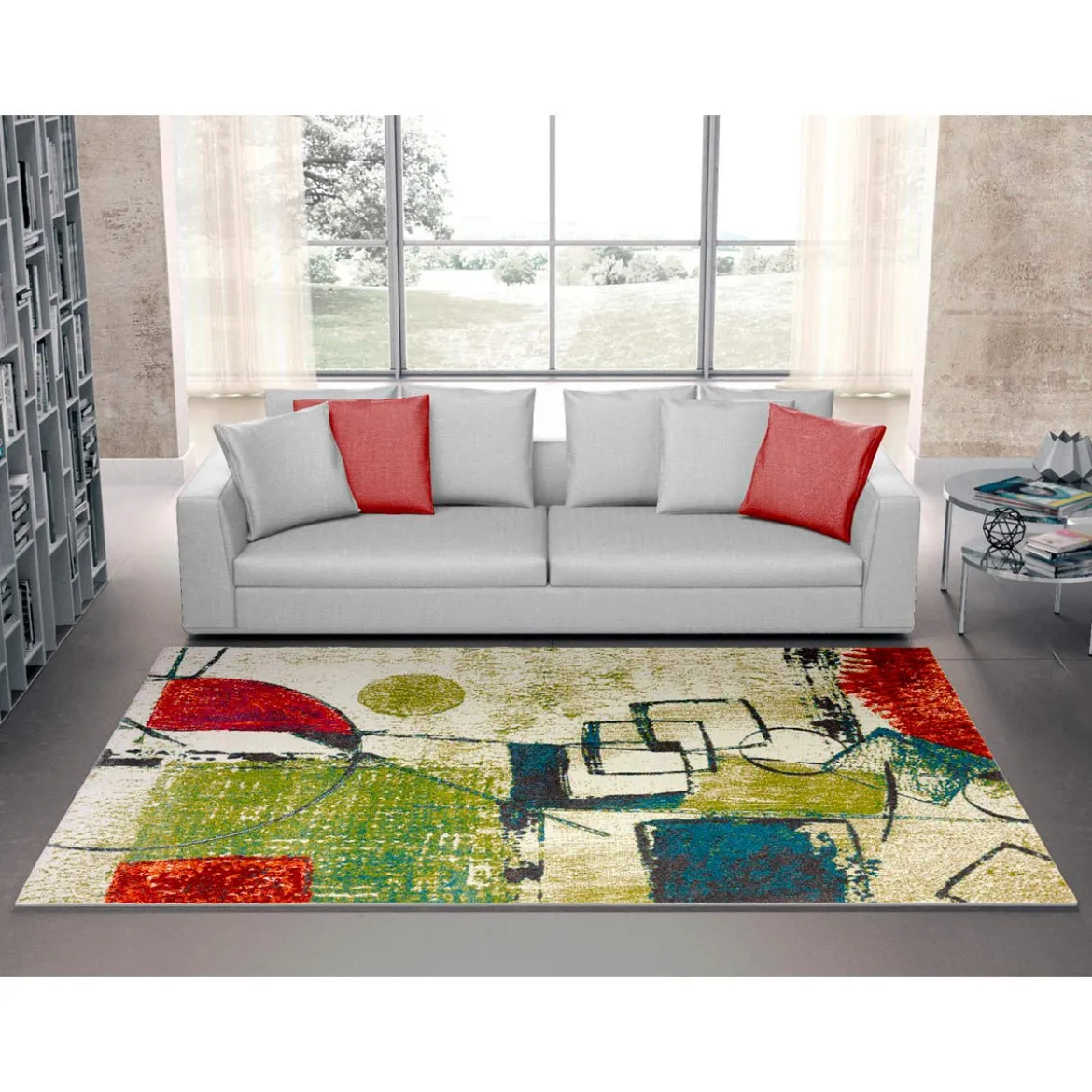 City colors 07 tappeto 100% polipropilene cm 133 x 190