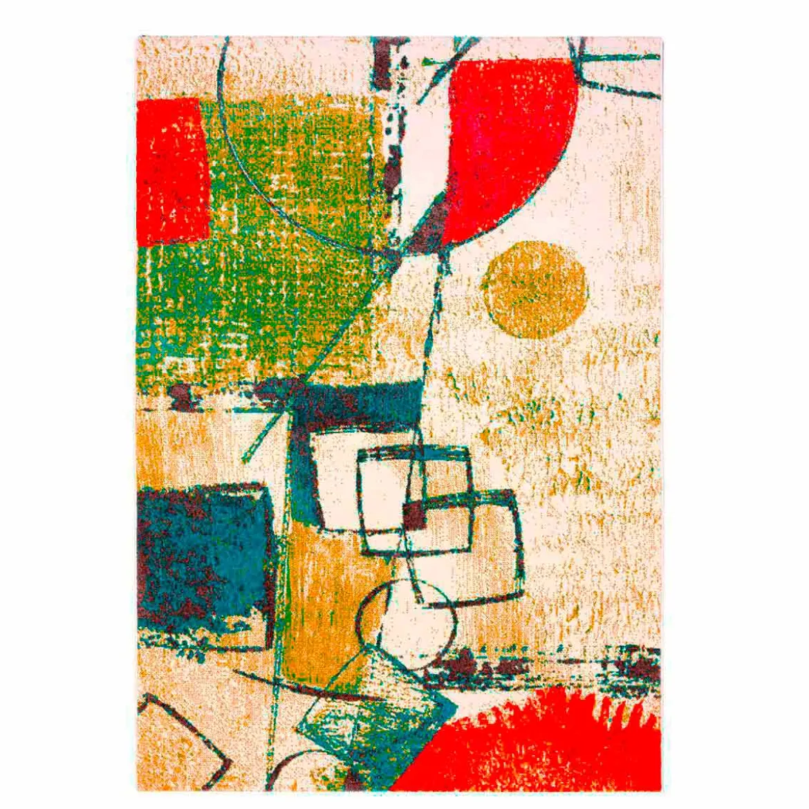 City colors 07 tappeto 100% polipropilene cm 133 x 190