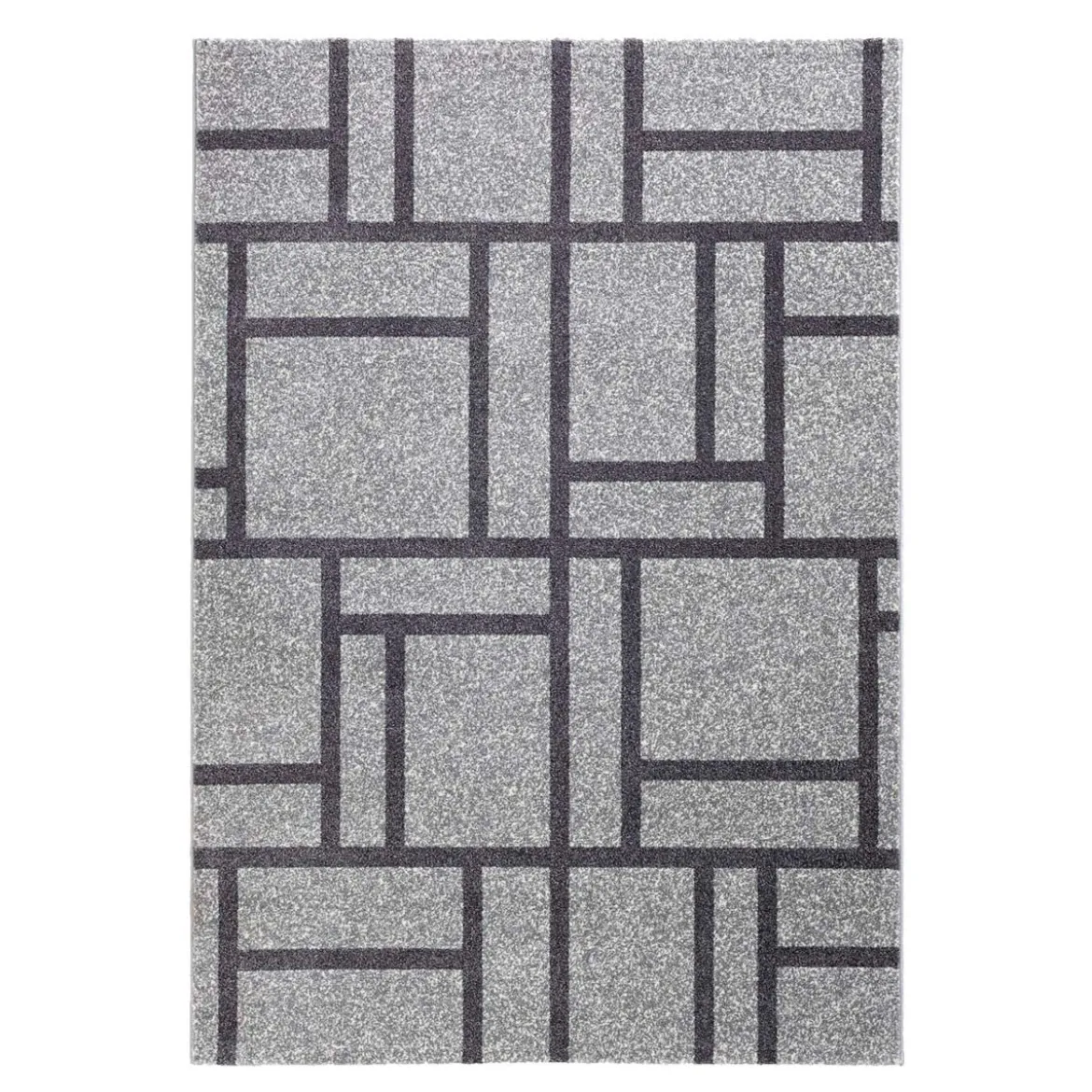 City grey black 09 tappeto bagno scendiletto cm 60 x 110