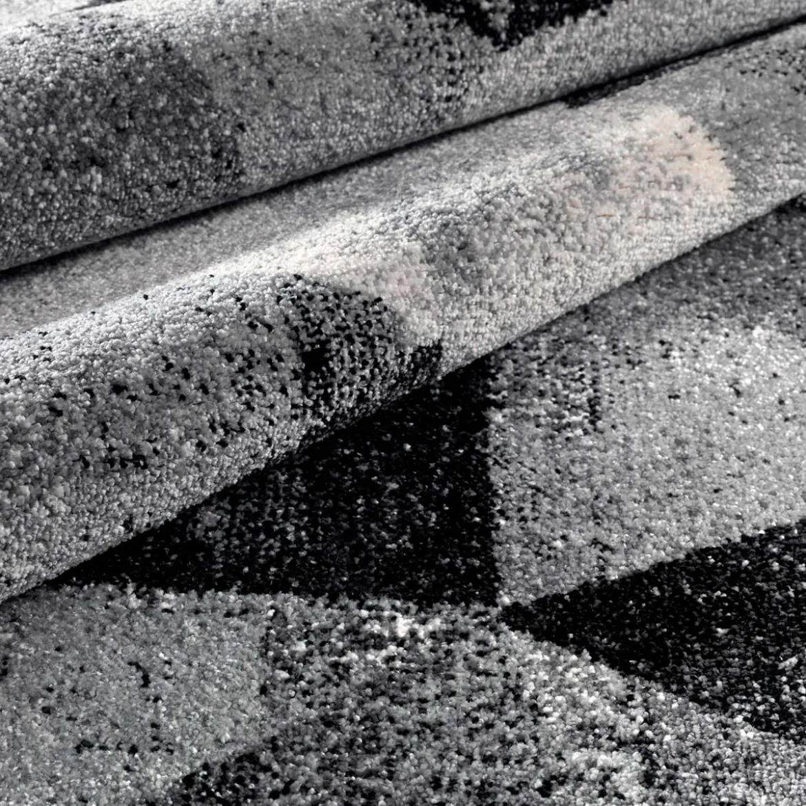 City grey black 02 tappeto corsia 100% polipropilene cm 80 x 150