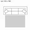 City grey black 03 tappeto 100% polipropilene cm 133 x 190