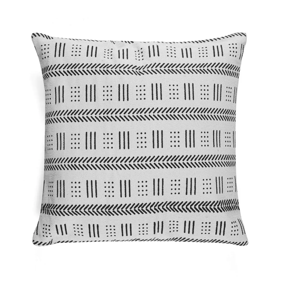Code cuscino 100% cotone lato decorato lato a tinta unita coordinato made in india 52x52 cm