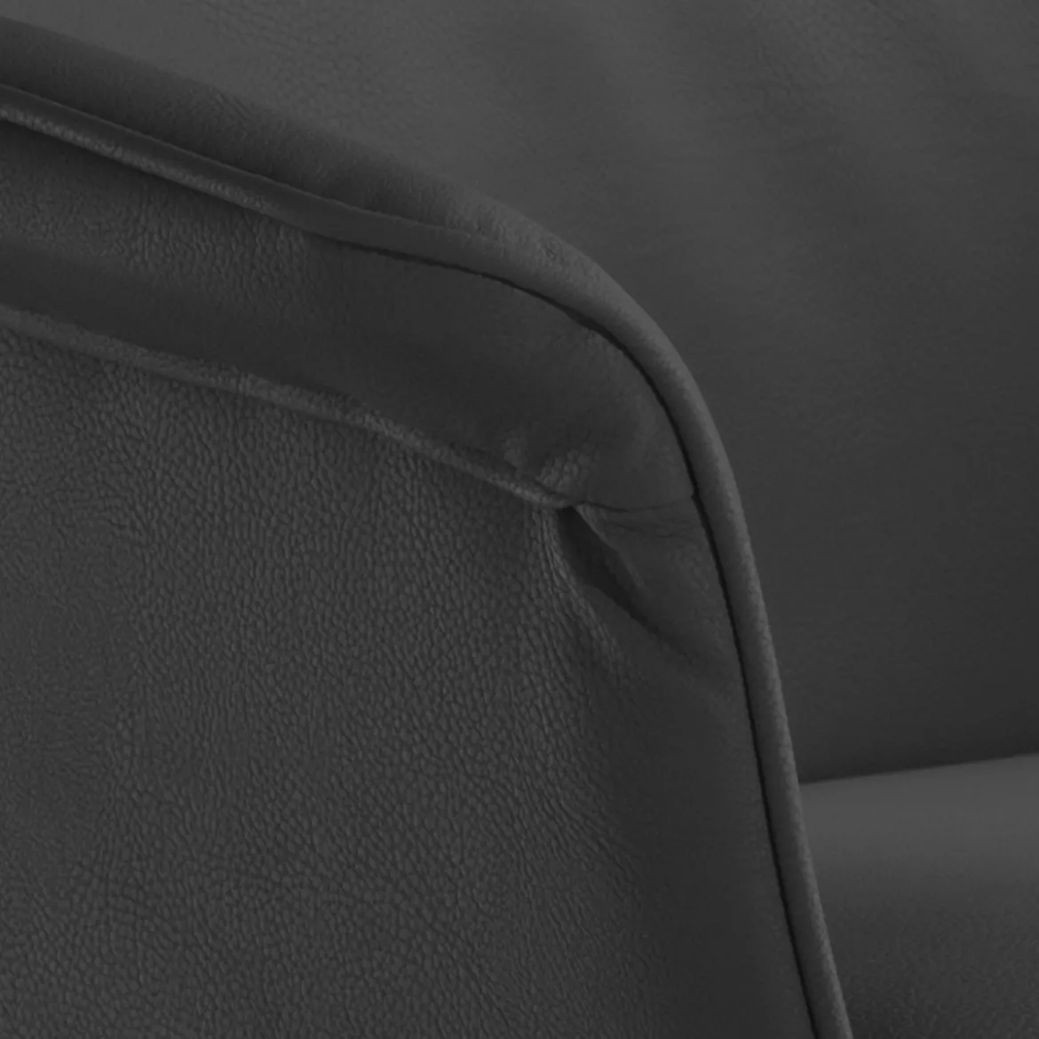 Cony black sedia da ufficio regolabile e girevole urbino in pelle sintetica nera con ruote 62x62 h91/97 cm