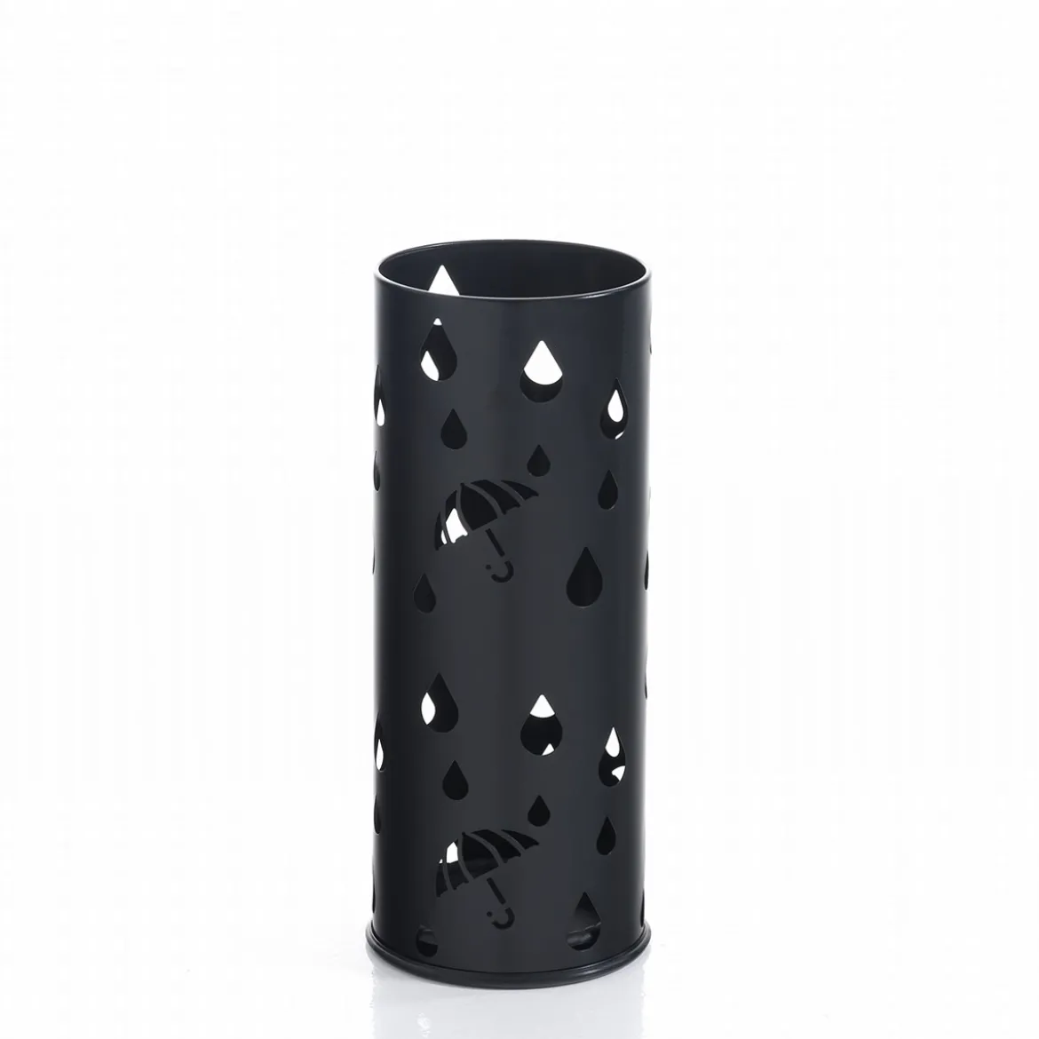 Dew portaombrelli in acciaio nero opaco d19xh49.5 cm