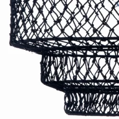 Diamond lampadario in nylon nero d50xh60 cm