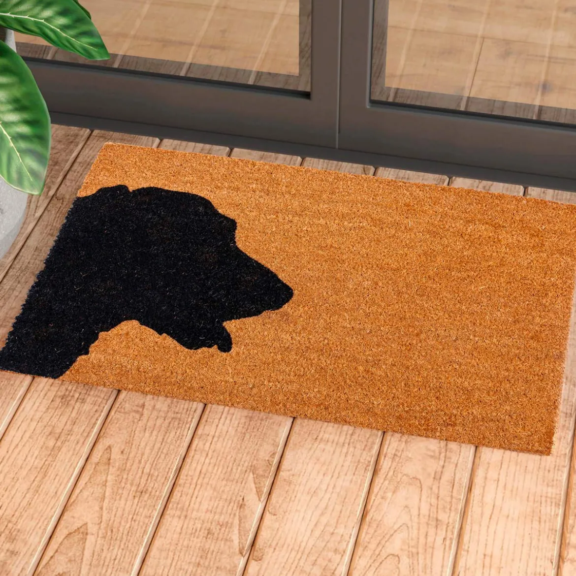 Dog zerbino in fibre di cocco con retro antiscivolo 75x45 cm