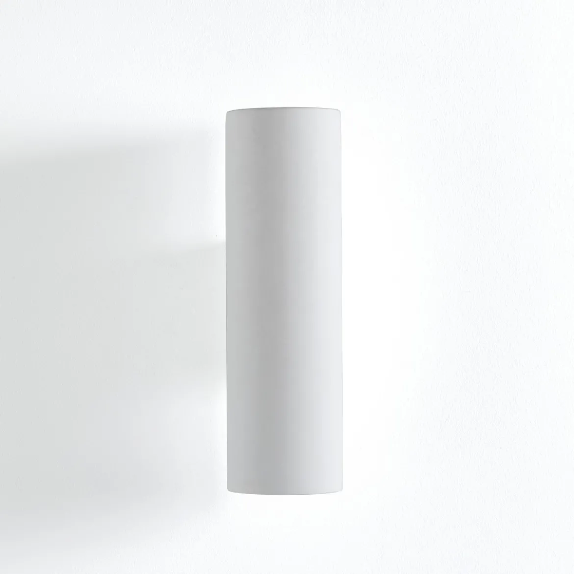 Domus-b applique in gesso di bianco opaco 75x10 h25.5 cm