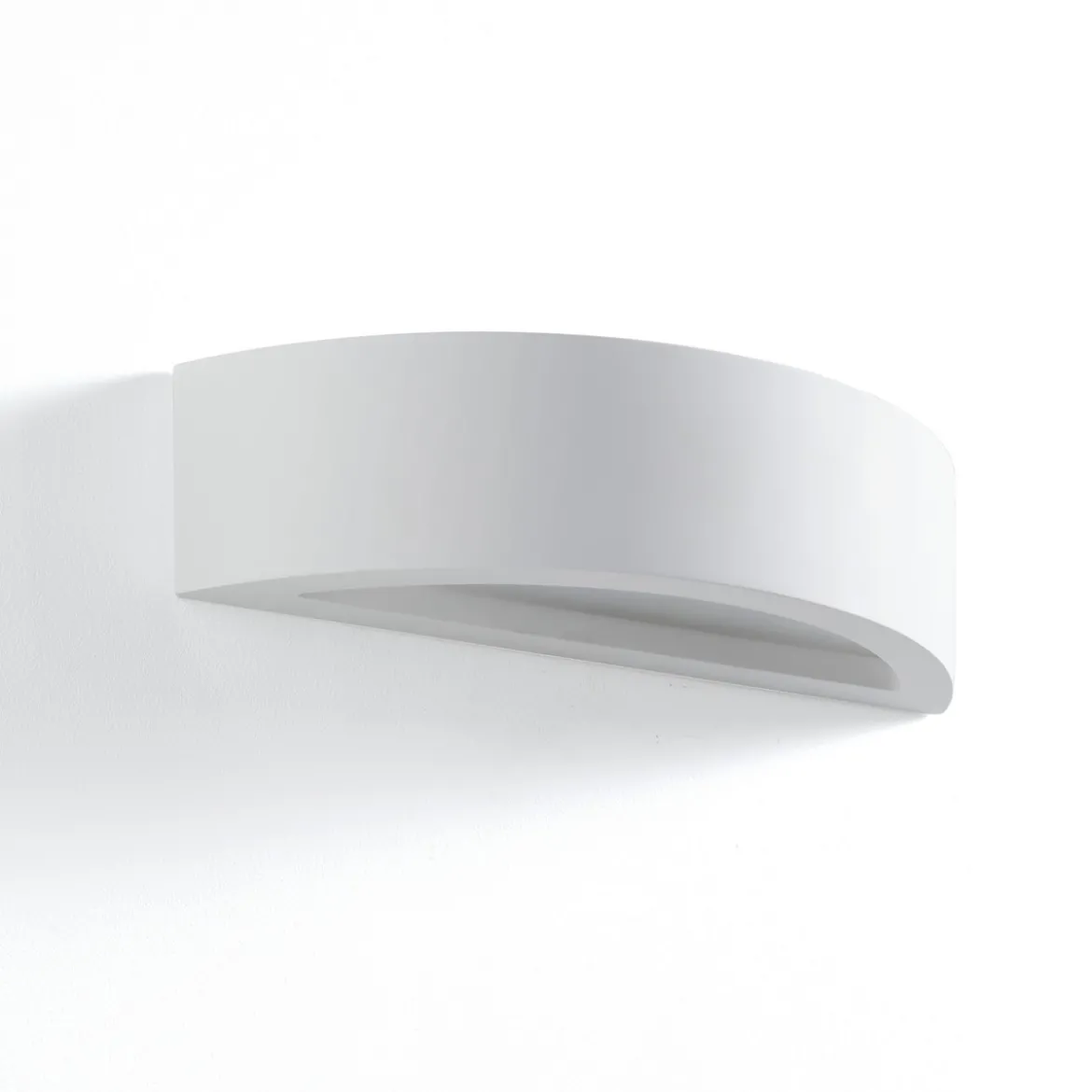 Domus-d applique in gesso di bianco opaco 30x10 h7.5 cm