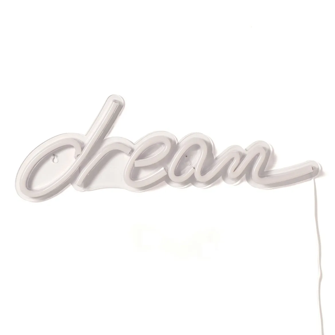 Dream scritta luminosa neon luce fredda alimentazione usb 45.5x15 cm