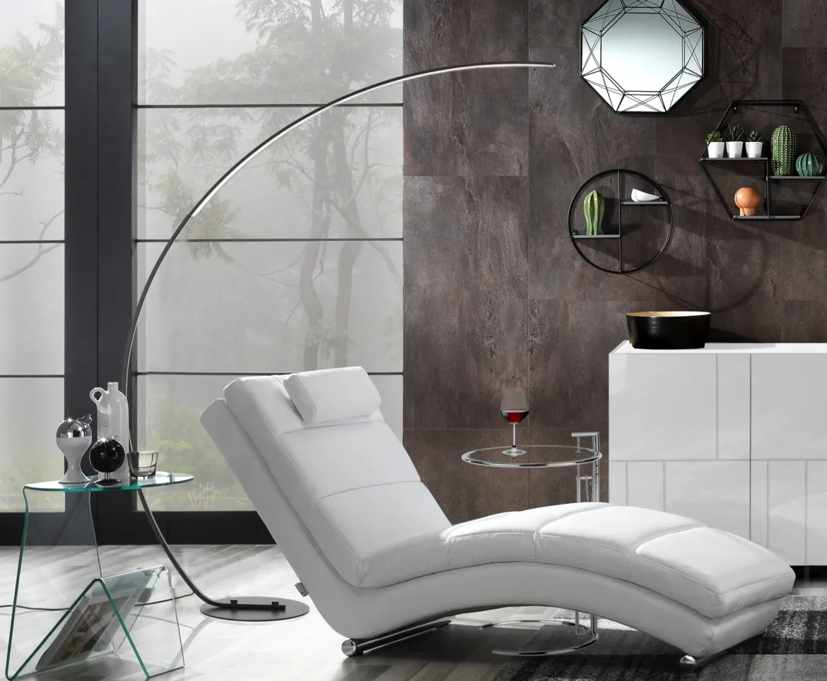 Drop lampada da terra led in alluminio nero opaco e acrilico bianco 130x32 h175 cm