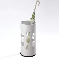 Drop portaombrelli metallo bianco opaco cm h50 d235