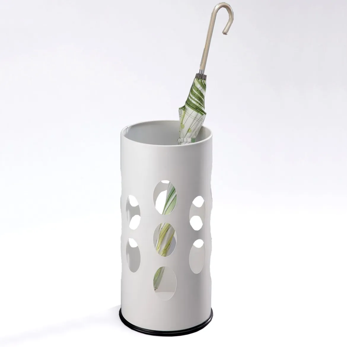 Drop portaombrelli metallo bianco opaco cm h50 d235