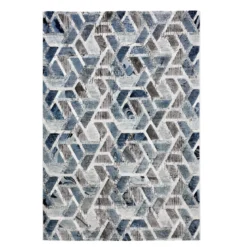 Elegant blue 03 tappeto 100% polipropilene cm 133 x 190