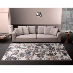 Elegant brown 03 tappeto 100% polipropilene cm 133 x 190