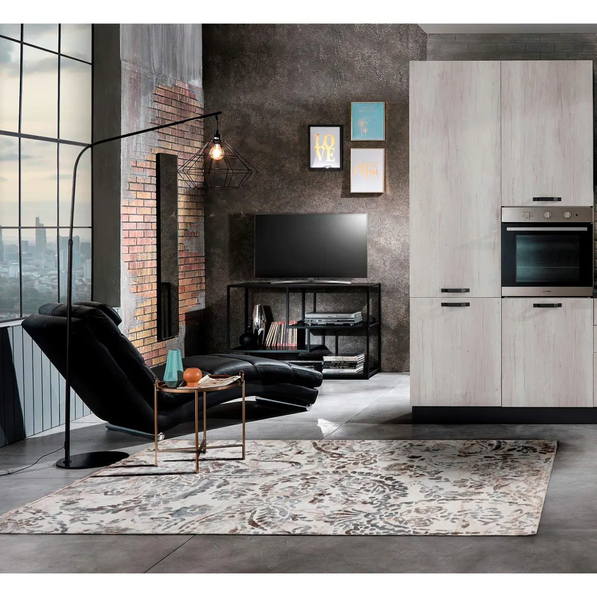 Elegant brown 15 tappeto 100% polipropilene cm 133 x 190