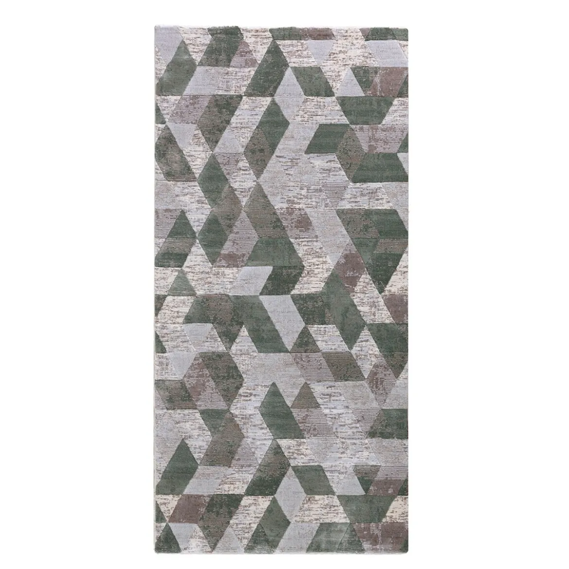 Elegant green 02 tappeto corsia 100% polipropilene cm 80 x 150