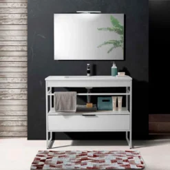 Elegant terracotta 01 tappeto bagno scendiletto cm 60 x 110