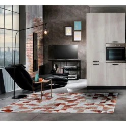 Elegant terracotta 03 tappeto 100% polipropilene cm 133 x 190