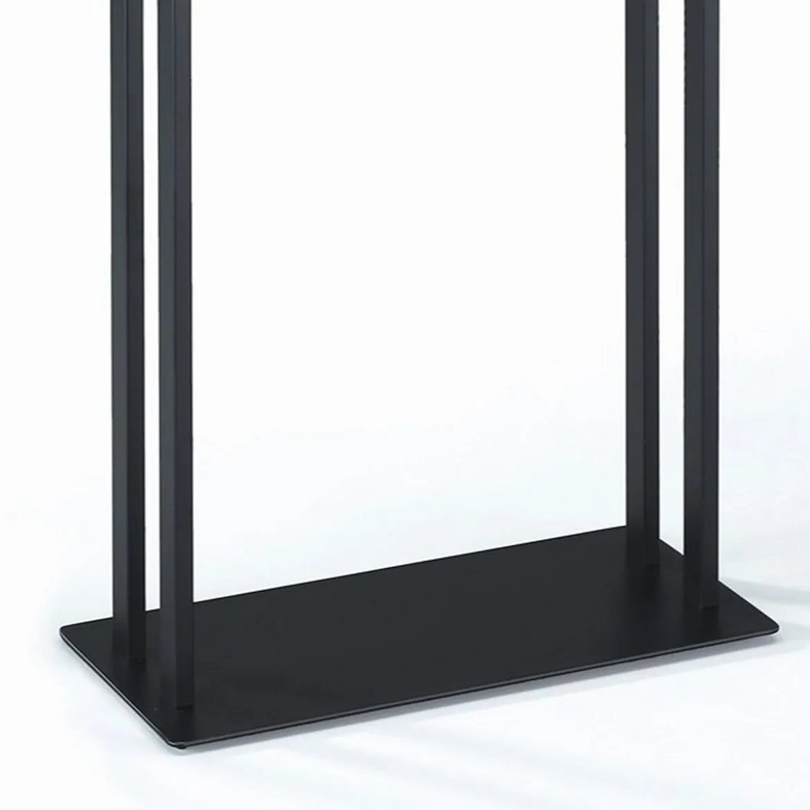 Emori colonna porta asciugamani in acciaio nero opaco 45x20xh81 cm