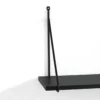 Fast black mensola da parete nero opaco 60x22xh30 cm