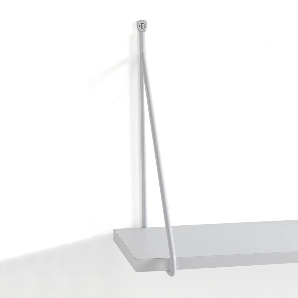 Fast white mensola da parete bianco opaco 60x22xh30 cm