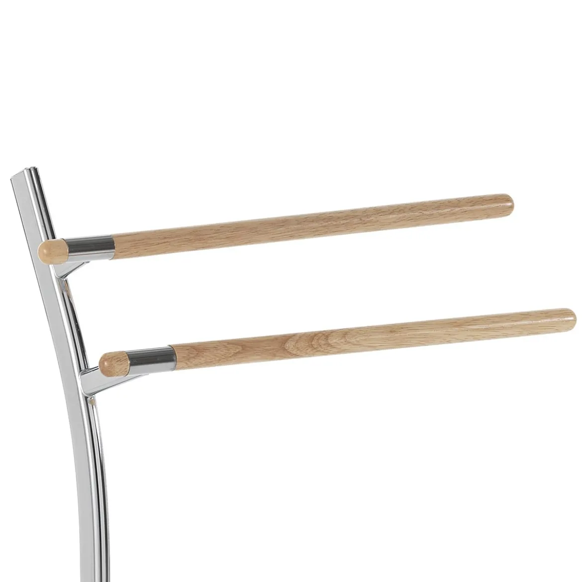 Feo portasciugamani da bagno in acciaio cromato 43x20xh88 cm