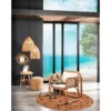 Fest tappeto in juta colore naturale d. 120 h 05 cm