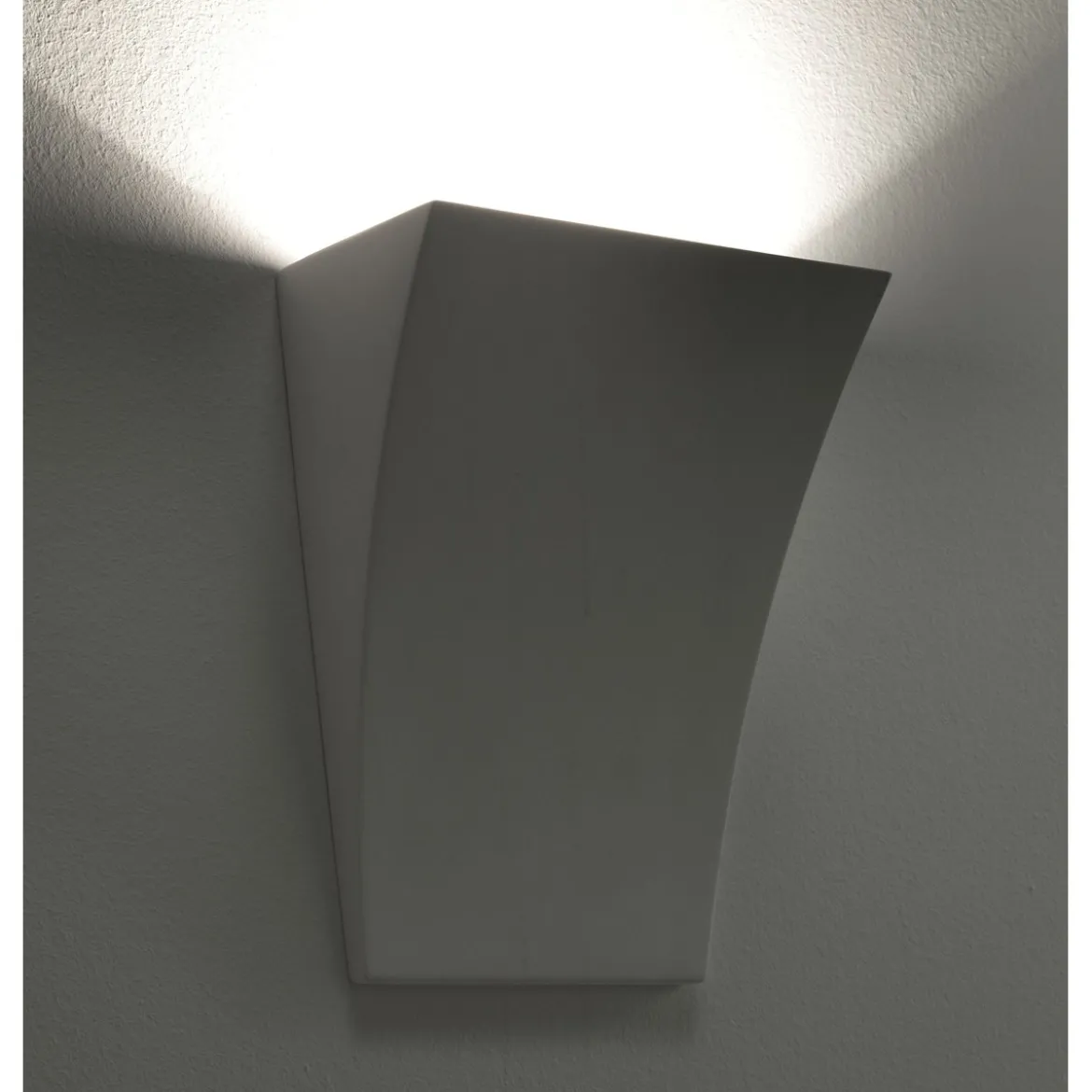 Firenze applique in ceramica bianca 19.5x11 h26 cm